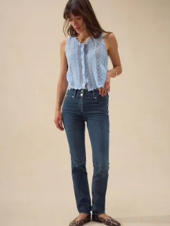 Next Slim Lift And Shape Jeans Dark Blue Denim Discount