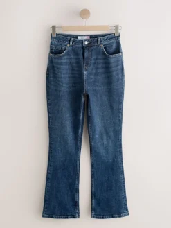 Next Dark Blue Hourglass Mid Rise Authentic Bootcut Jeans Clearance