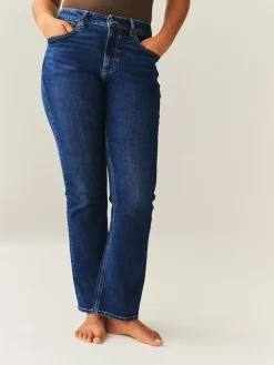 Next Dark Blue Hourglass Stretch Bootcut Denim Jeans Online