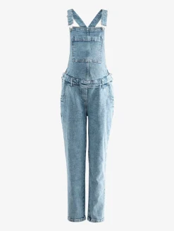 Next Dark Blue Maternity Denim Dungaree Hot