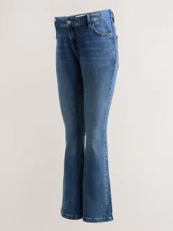Next Dark Blue Maternity Denim Flare Jeans Outlet