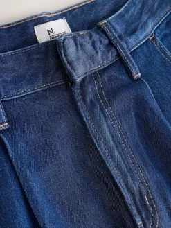 Next N.Premium High Rise Culotte Jeans Dark Blue Online