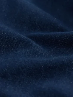 Next Pintuck Wide Leg Denim Joggers Dark Blue Sale