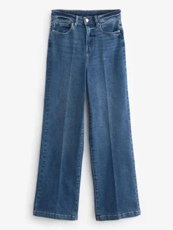 Next Wide Leg Hourglass Jeans Dark Blue Hot