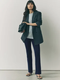 Next Jersey Bootcut Leggings Denim Rinse Online