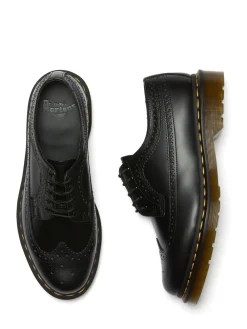 Dr. Martens Black Unisex 3989 Smooth Brogue Leather Shoes Online