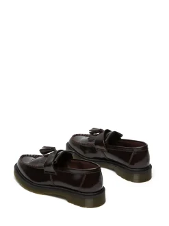 Dr. Martens Burgundy Red Adrian Arcadia Leather Shoes Best