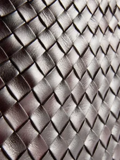 Dragon Diffusion Santa Croce Large Woven Bag Dark Brown Outlet