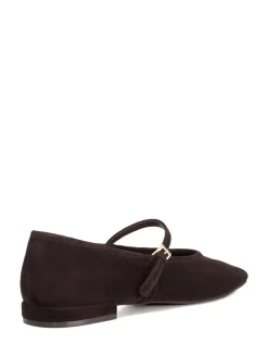Dune London Brown Hearthrob Ballet Pumps