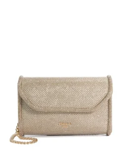 Dune London Gold Bellini Border Foldover Clutch Discount