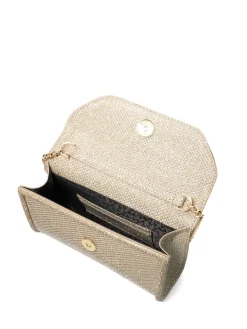 Dune London Gold Bellini Border Foldover Clutch Discount