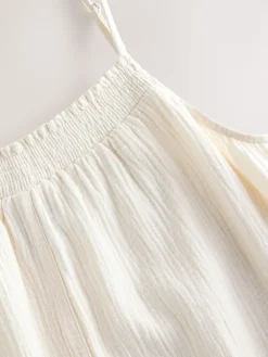 Next Double Cloth Playsuit Ecru Online