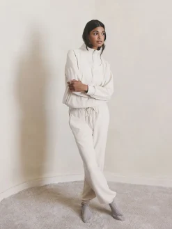 Next Fleece Joggers Ecru Sale