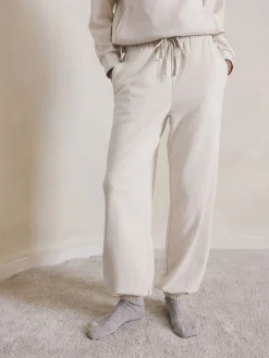 Next Fleece Joggers Ecru Sale