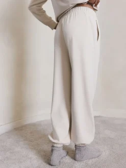 Next Fleece Joggers Ecru Sale