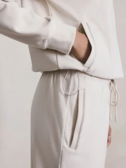 Next Fleece Joggers Ecru Sale