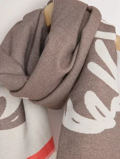 Next Ecru Hamish the Highland Cow Midweight Scarf