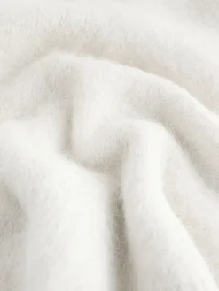 Next Knitted Velvet Bow Cardigan With Wool Ecru Sale