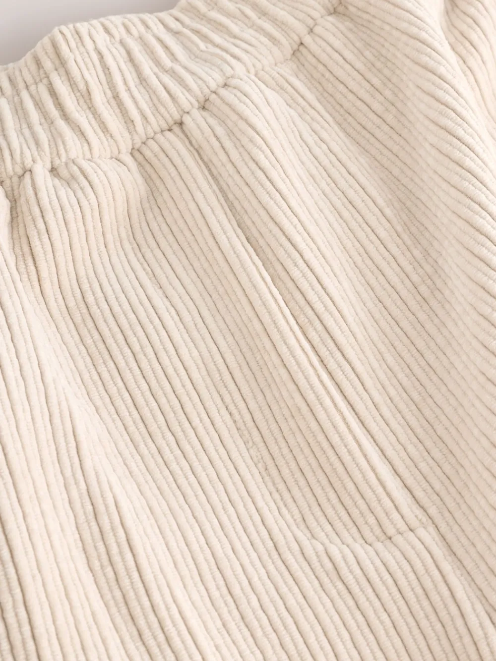 Next Ecru Wide Leg Soft Cord Trousers Sale