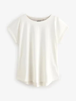 Next Cap Sleeve T-Shirts 5 Pack Ecru/Taupe/Brown/Blue/Yellow Best