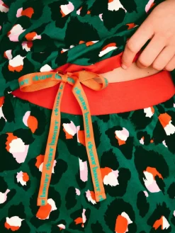 Eleanor Bowmer 100% Cotton Pyjamas Green Hot