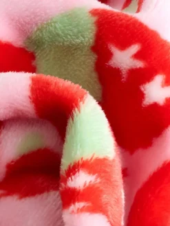 Eleanor Bowmer Leopard Print Fleece Robe Pink and Green Best