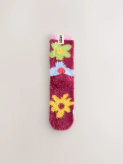 Eleanor Bowmer Super Cosy Socks Floral New