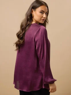 Evans Frill Top Purple