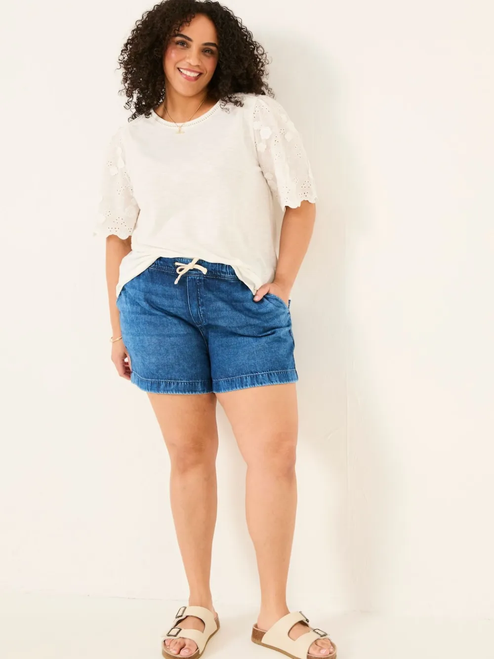 Fat Face FatFace Ashby Drawstring Shorts Dark Vintage Blue Online