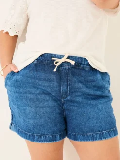 Fat Face FatFace Ashby Drawstring Shorts Dark Vintage Blue Online