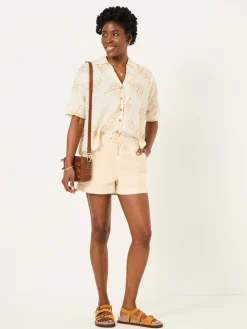 Fat Face FatFace Ashby Drawstring Shorts Natural Hot