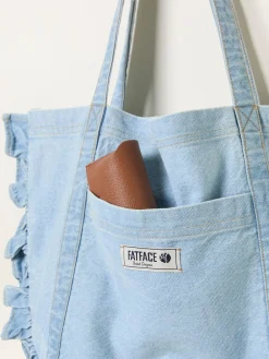 Fat Face FatFace Astrid Light Denim Frill Tote
