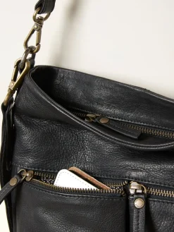 Fat Face FatFace Bella Zip Detail Bag Black Outlet