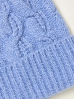Fat Face FatFace Cable Beanie Blue Sale