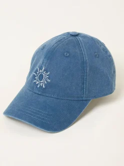 Fat Face FatFace Embroidered Sun Cap Blue Hot