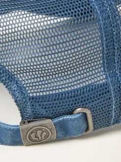 Fat Face FatFace Blue Embroidered Sun Trucker Cap