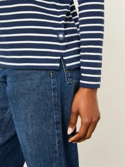 Fat Face FatFace Breton T Shirt Navy Hot