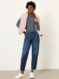 Fat Face FatFace Breton T Shirt Navy Hot