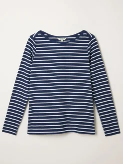 Fat Face FatFace Breton T Shirt Navy Hot