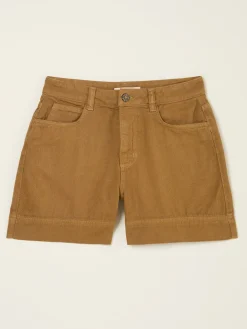 Fat Face FatFace Broadway Golden Tan Woven Shorts Sale