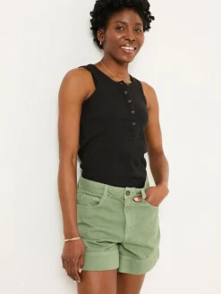 Fat Face FatFace Broadway Mint Green Woven Shorts New