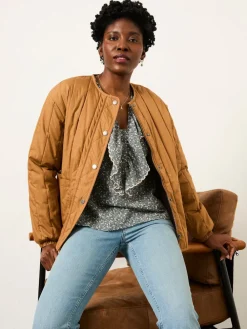 Fat Face FatFace Carly Blouse Blue Ditsy Clearance