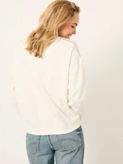 Fat Face FatFace Emily Ivory Apres Graphic Crew Sweatshirt Clearance