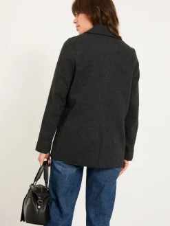 Fat Face FatFace Etta Charcoal Grey Blazer Hot