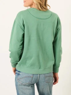 Fat Face FatFace Georgia Crew Sweatshirt Jade Green Best