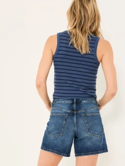 Fat Face FatFace Harlyn Harlyn Denim Shorts Dark Vintage Blue Best