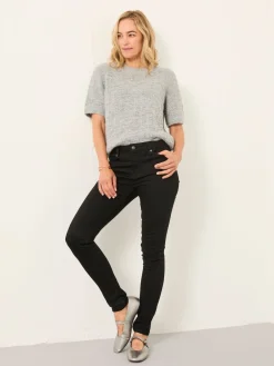 Fat Face FatFace Hayle Five Pocket Jegging Black Denim Hot