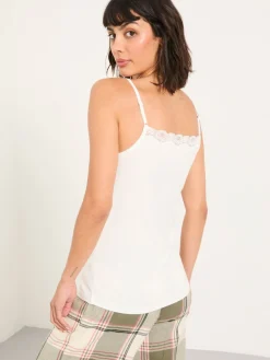 Fat Face FatFace Lace Vest Ivory Online