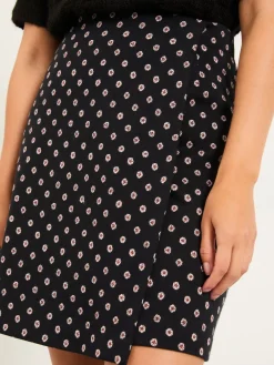 Fat Face FatFace Jackie Black Metallic Skirt Discount