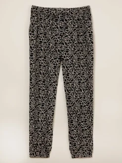 Fat Face FatFace Lyme Black Shibori Cuffed Joggers Hot